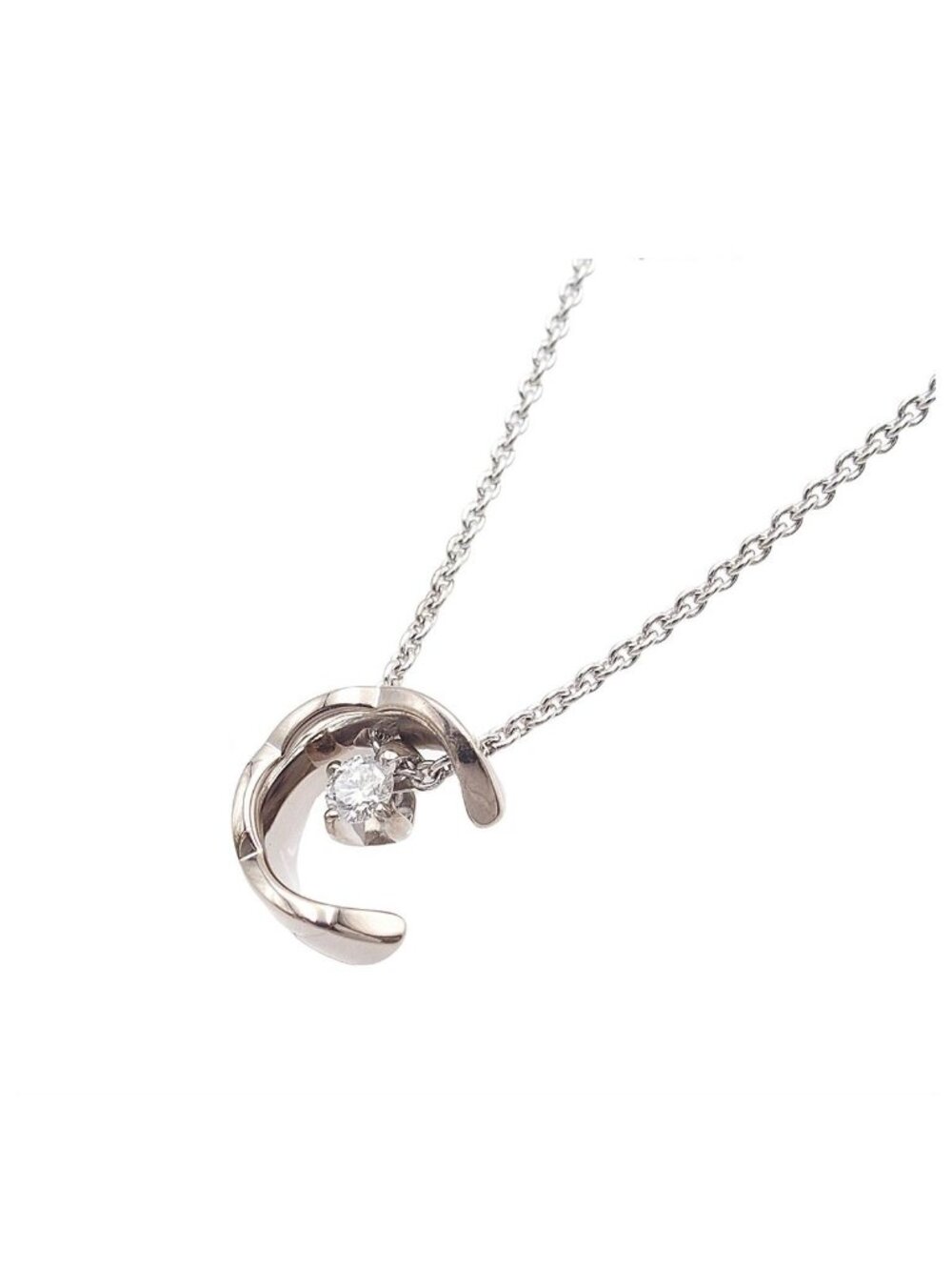 Chanel Coco Crush Necklace White Gold Diamond